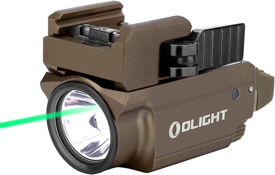 600 Lumens Magnetic USB Rechargeable Green Beam White LED Compact Rail Mount Tactical Flashlight L1940