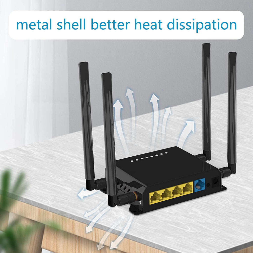 300 Mbps Wireless Router with Metal Case, Pack of 2 J9277