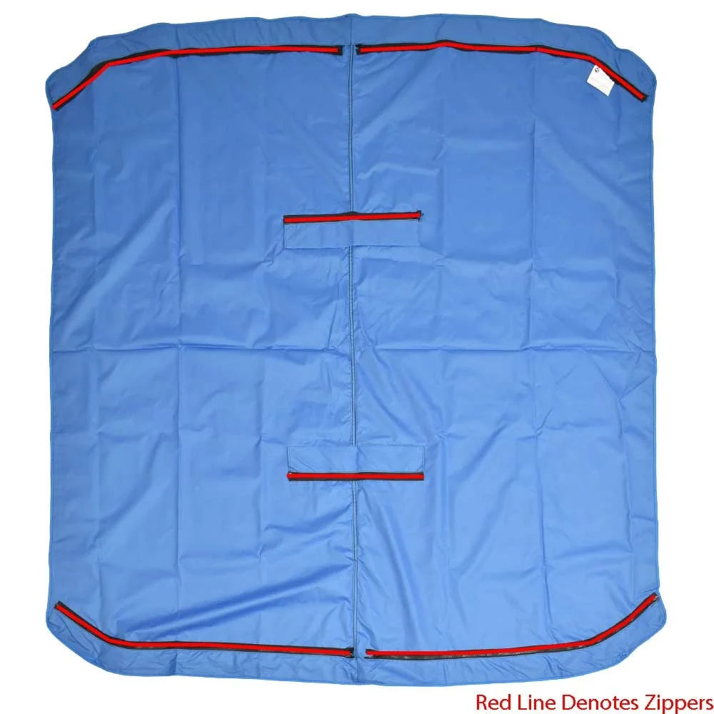 Blue 4 Bow Poly Boat Bimini Top N61336