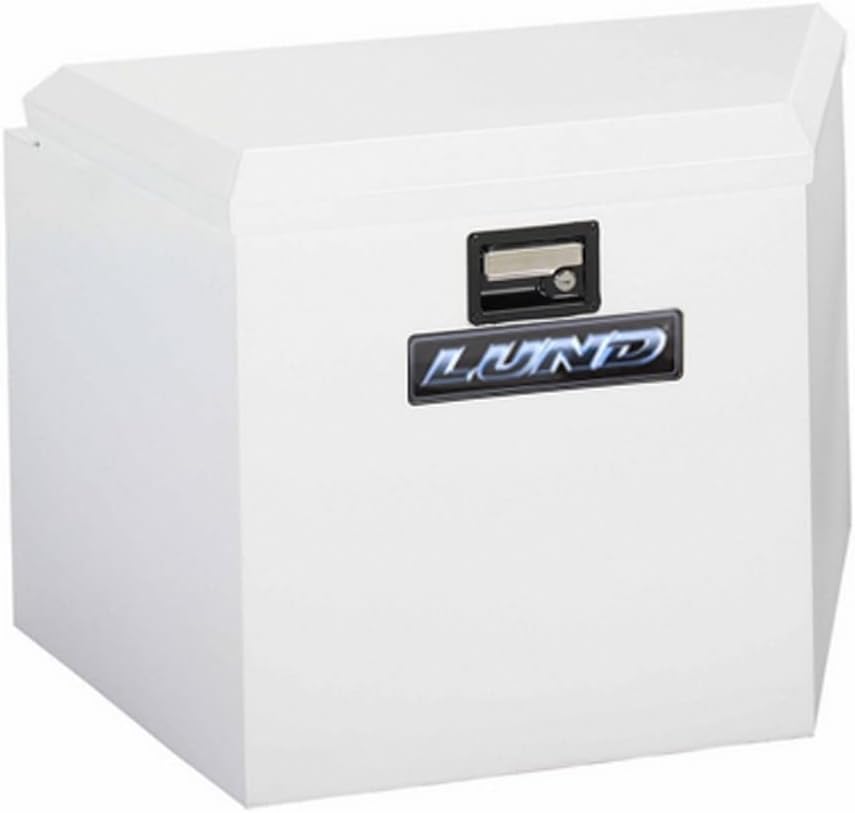 White Universal Aluminum Trailer Tongue Storage Box D4022