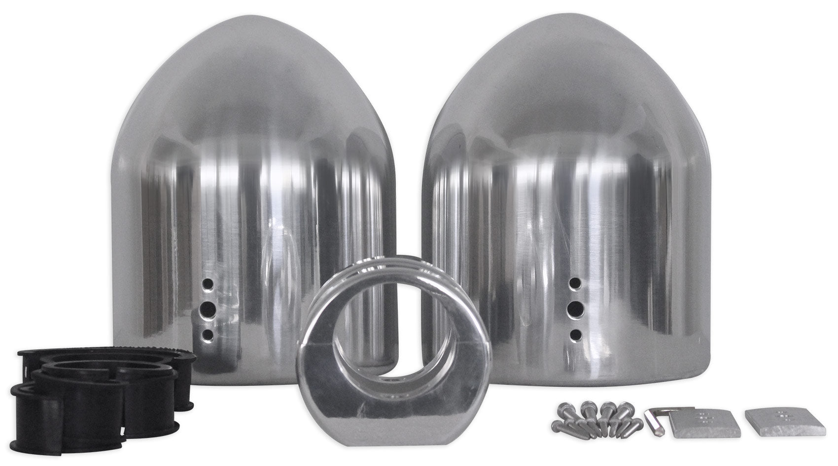 6.5" 150 Watt Silver Marine Boat Wakeboard Tower Speakers D407