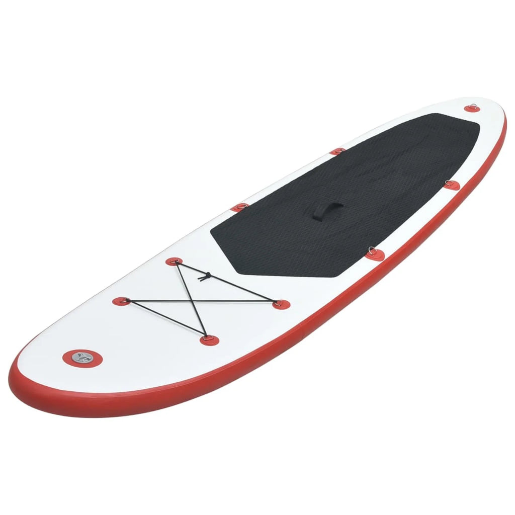 Inflatable Paddle Board Surfboard Red and White W244