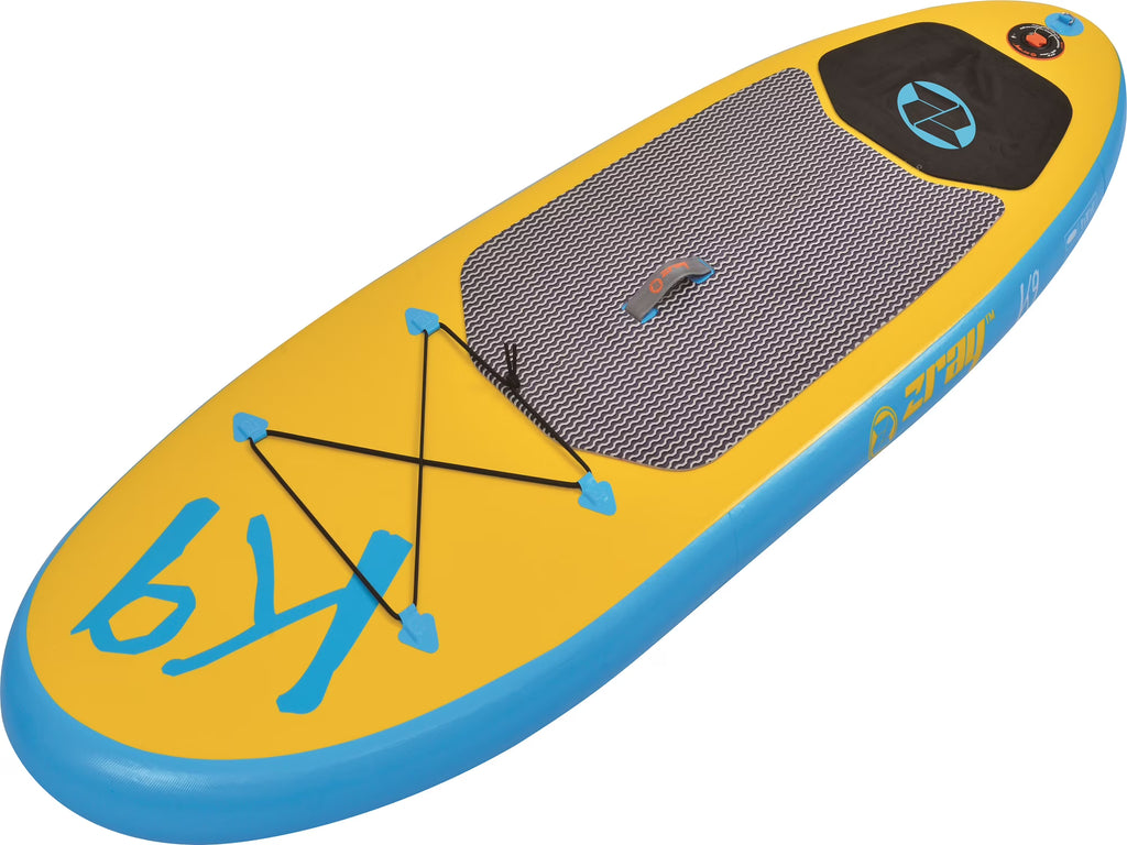Blue and Yellow Inflatable Paddle Board S1986