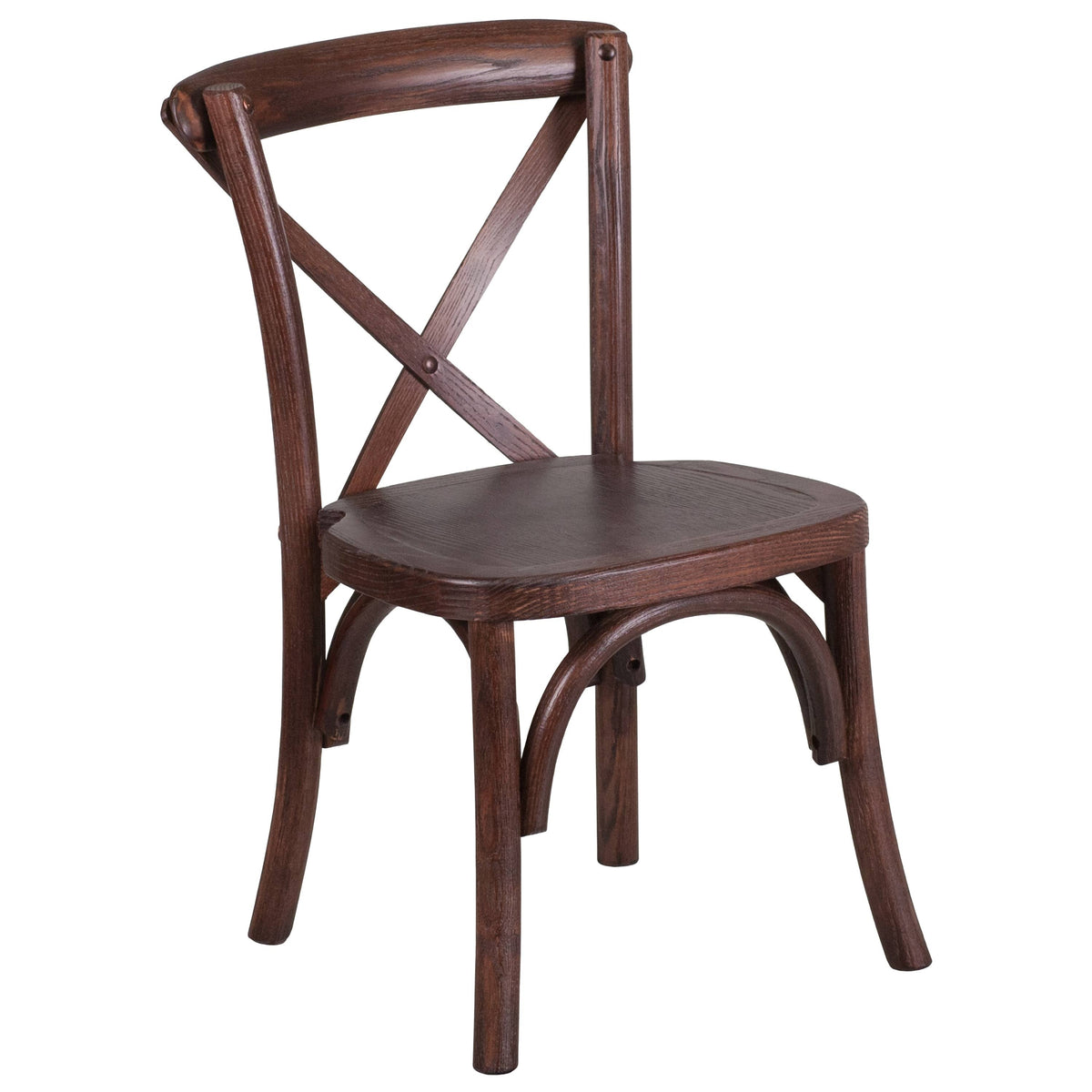 Mahogany Wood Cross Back Chair L665422