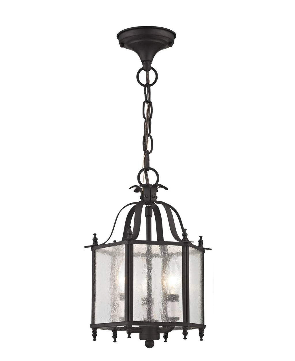 Brushed Nickel Convertible Chain Hang Ceiling Mount Light T26103