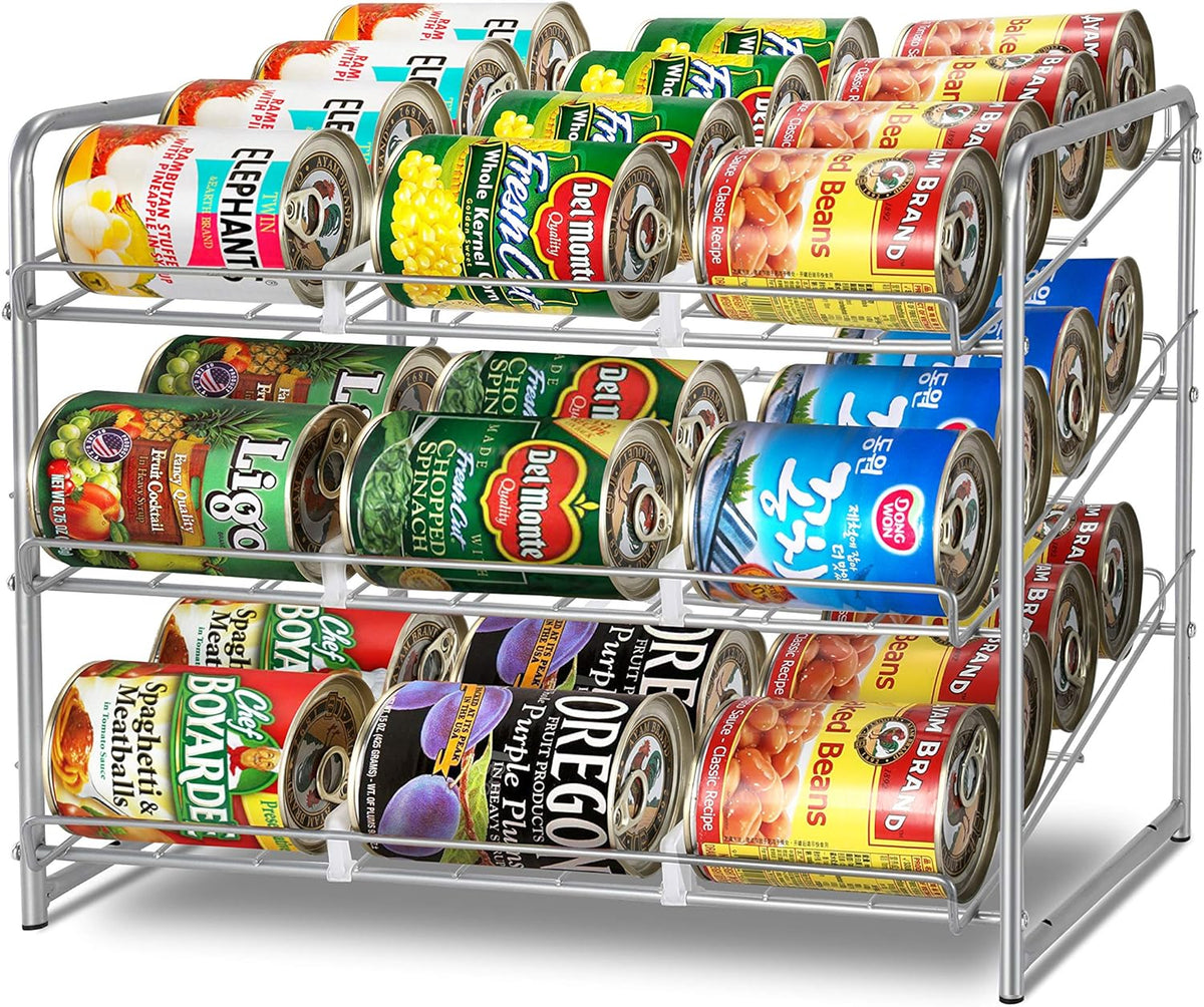 Chrome Stackable Can Rack Organizer, Pack of 2 M675675