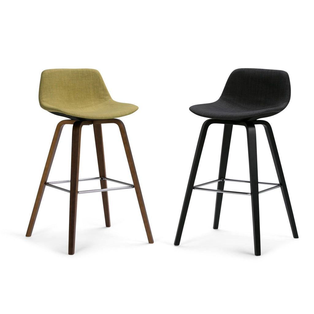 Set of 2 Bentwood Counter Height Stool Medium Blue O934
