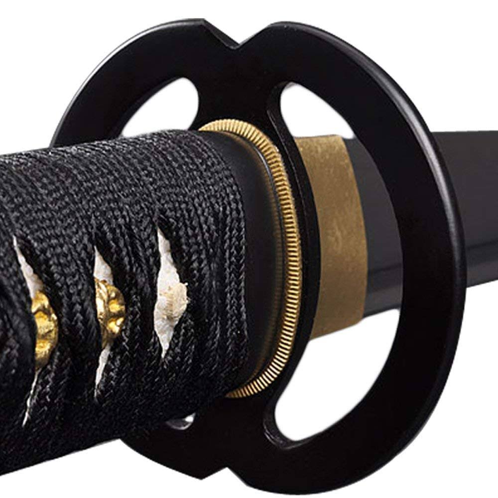 Black 1095 Carbon Steel Samurai Katana Sword Y9140