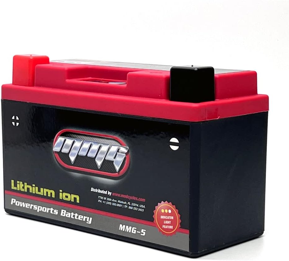 Lithium Ion Sealed Powersports Battery 12V 280 CCA D598