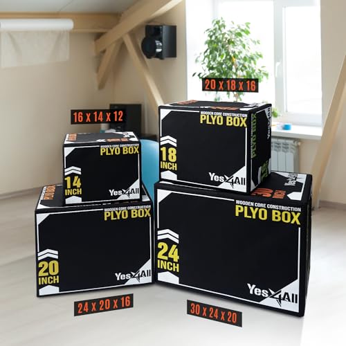 3-in-1 Soft Plyo Box Wooden Core Non-Slip Plyometric Jump Box I32739
