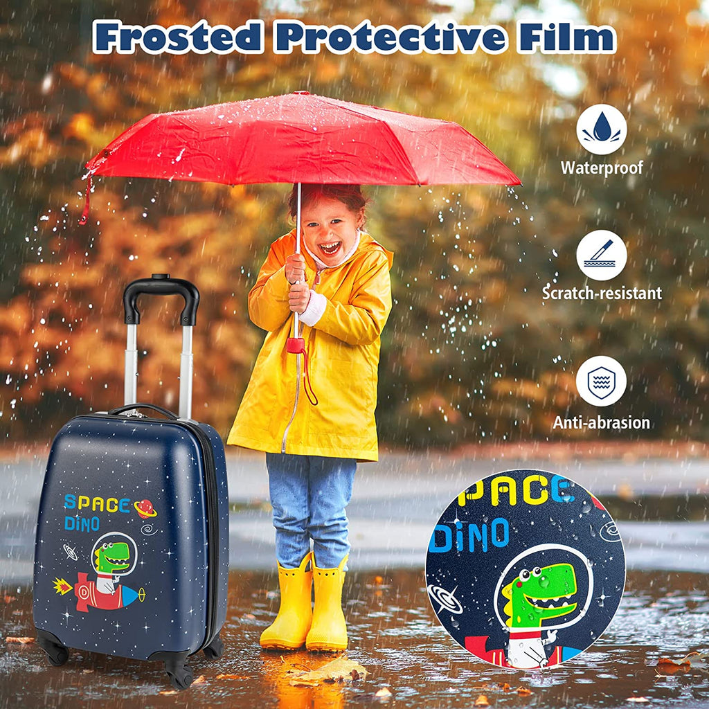 12'' Travel Backpack and 16'' Carry on Suitcase with Rolling Spinner Wheels, 2 Pcs G639