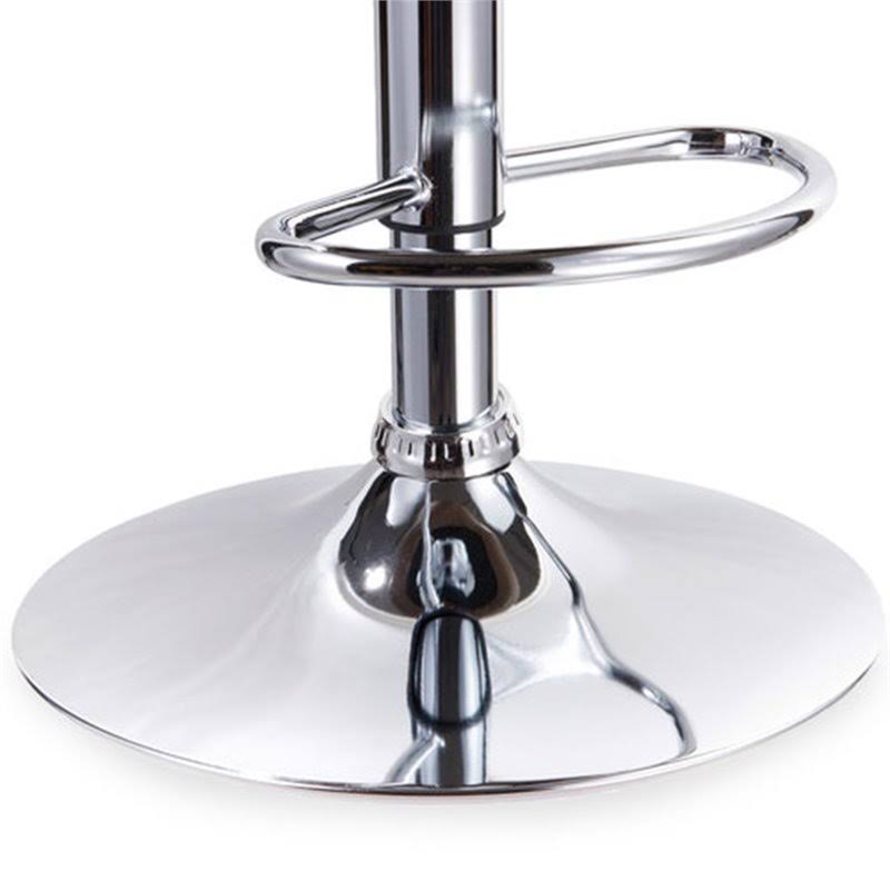 Faux Leather Adjustable Bar Stool Set of 2 K104490