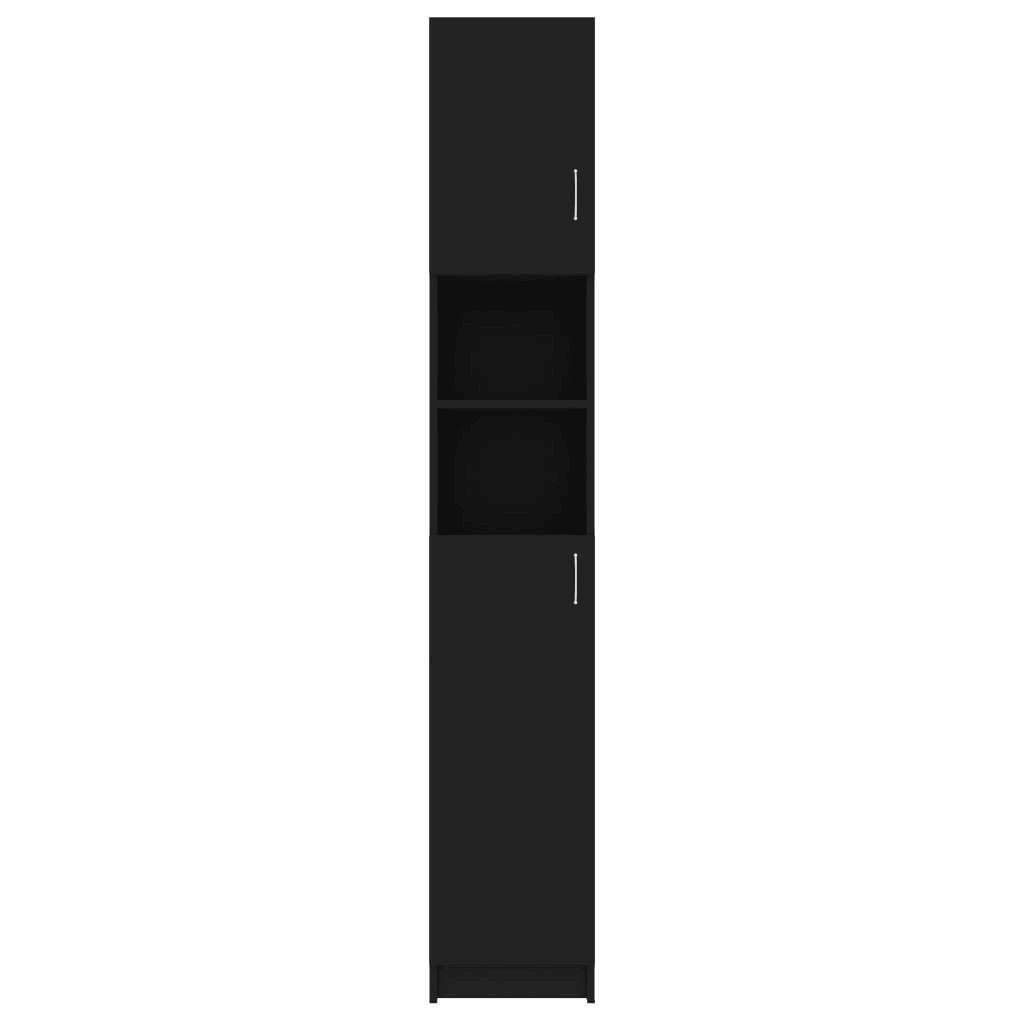 Black Chipboard Bathroom Cabinet A965