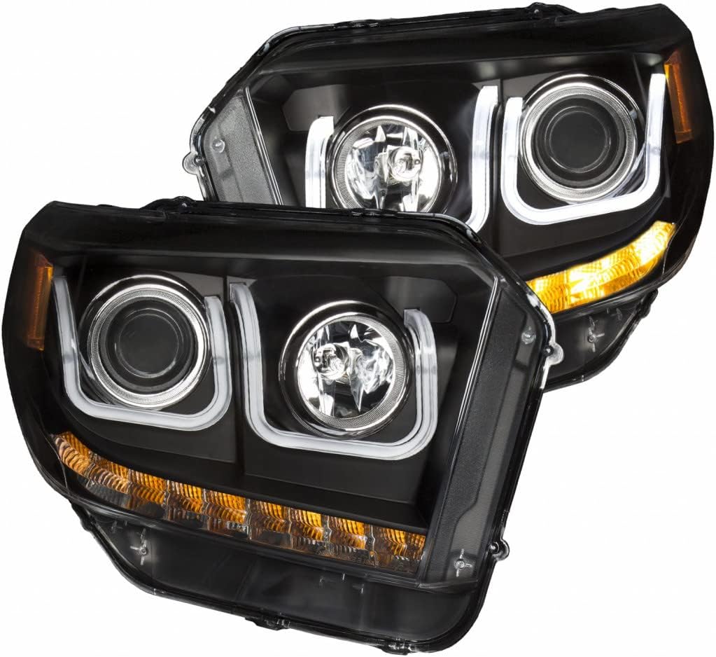 Projector Headlights with U-Bar Black with DRL A230077