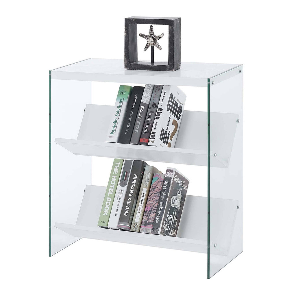 White Soho Bookcase U10063
