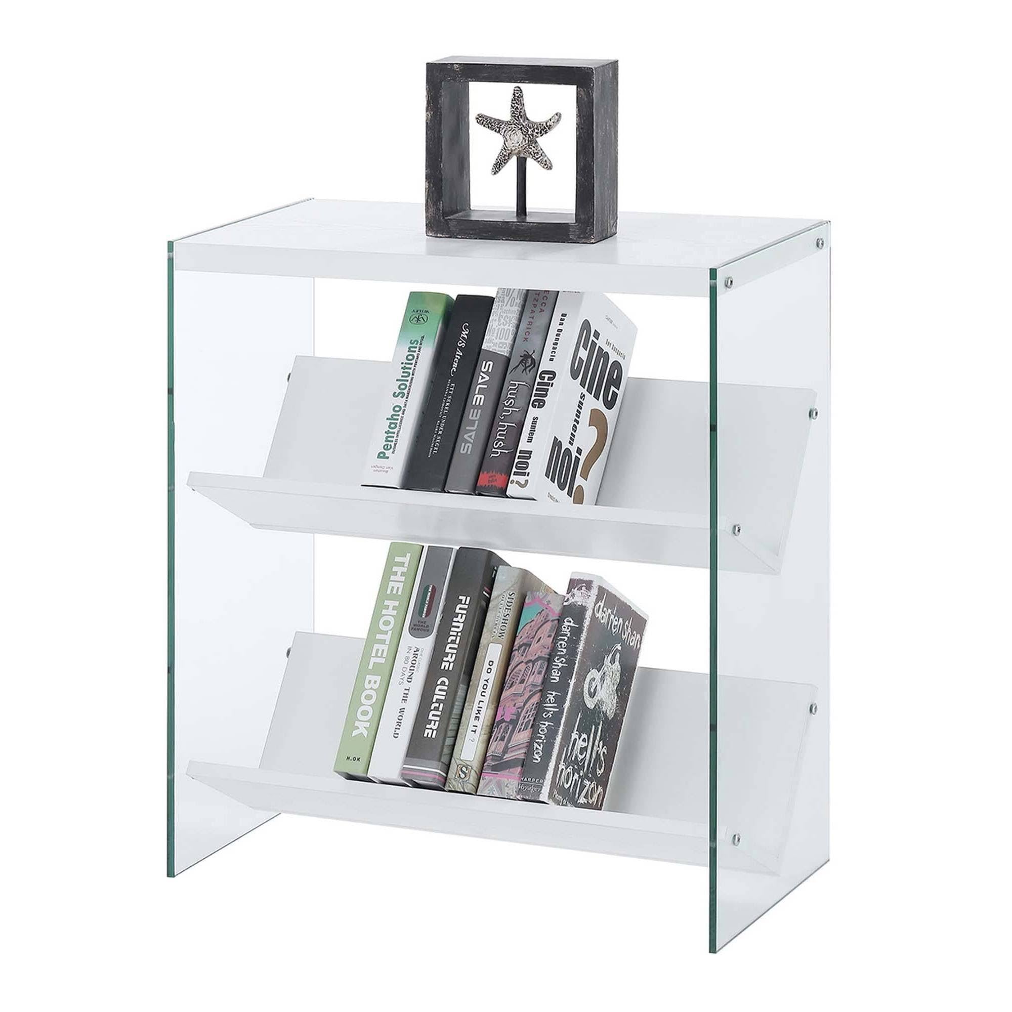 White Soho Bookcase U10063
