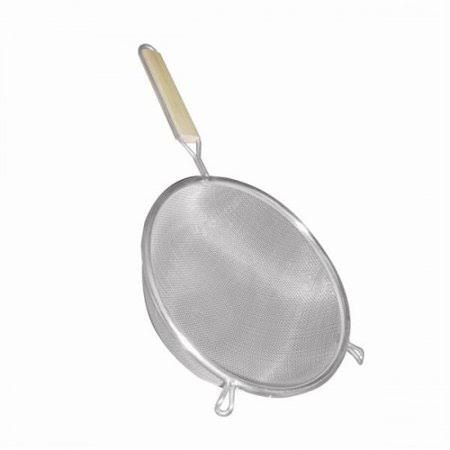 10x22 Wooden Handle Strainer, Medium, 6 Packs O793