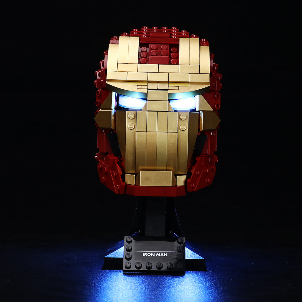 LED Lighting Set for Iron Man Helmet Building Blocks Model G16818