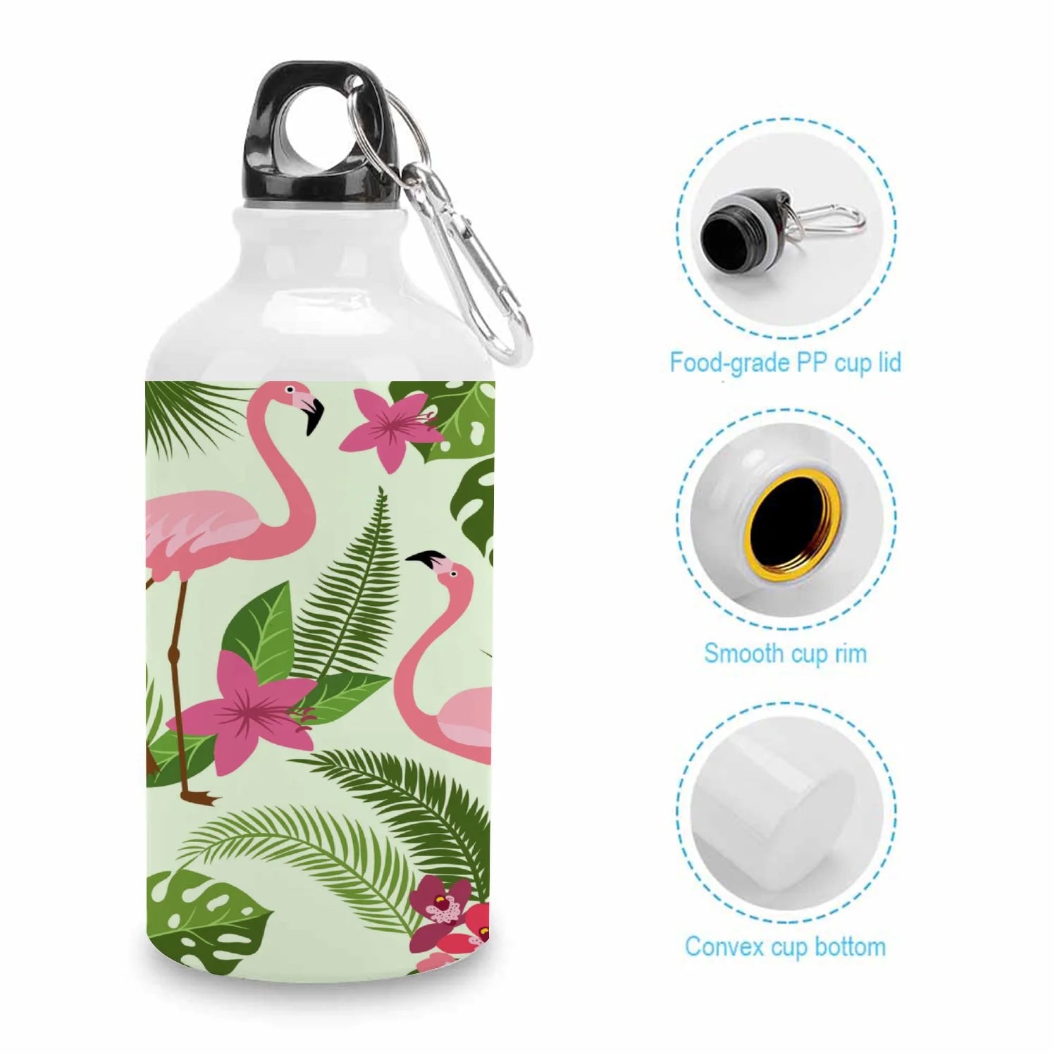 400ml Sport Aluminum Water Bottle with Twist Cap L622875