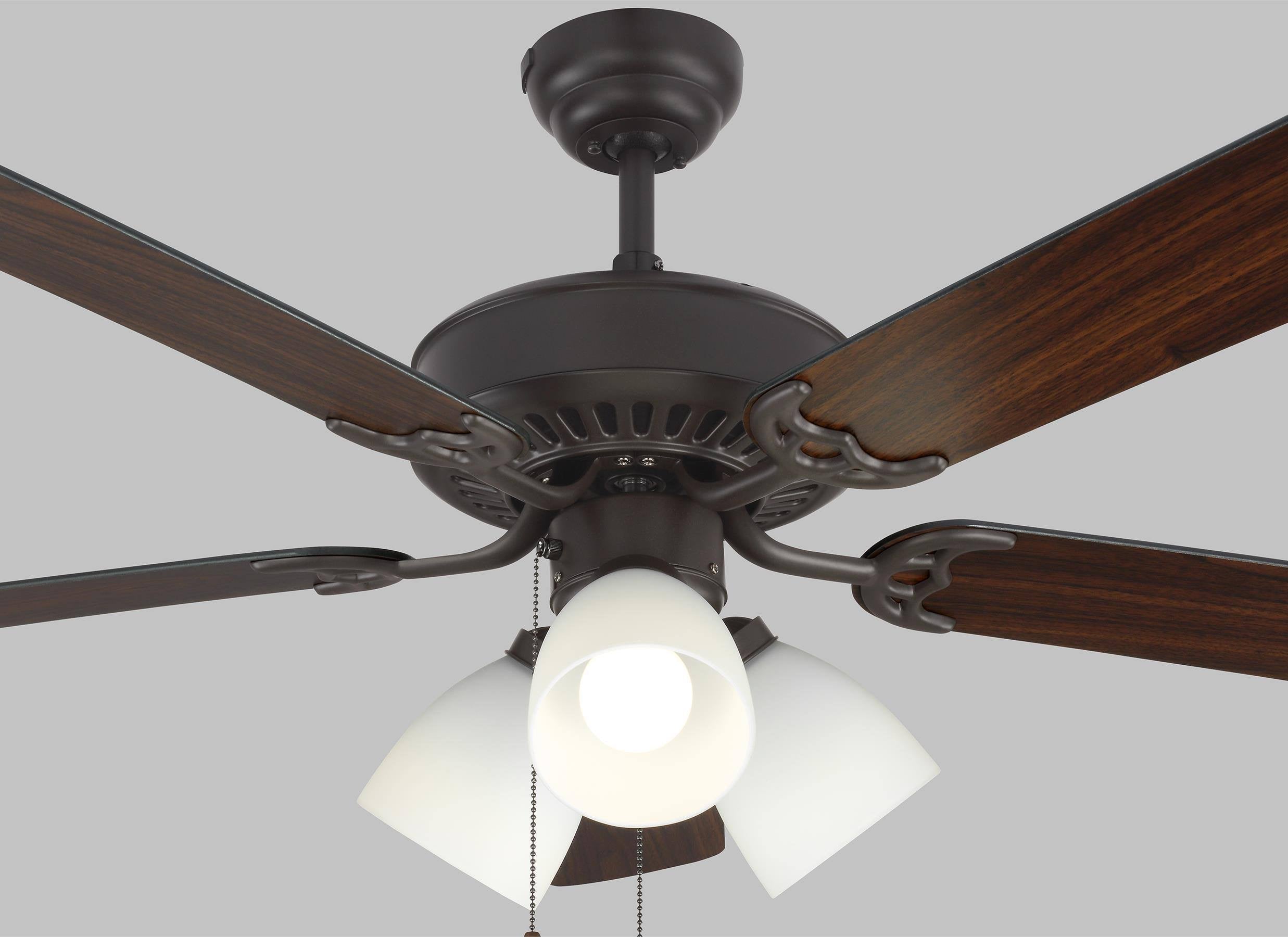Chrome LED Ceiling Fan T6891