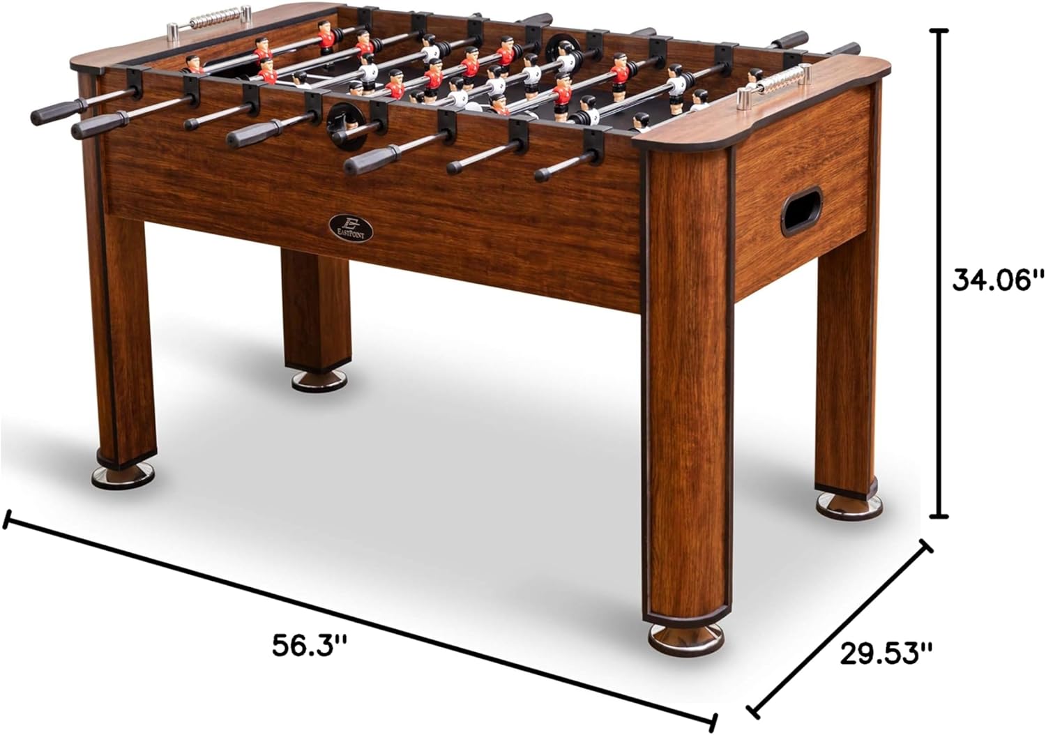 56-Inch Foosball Table with Quick-Connect Rods and Bead Scoring L515043
