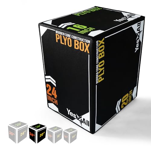 3-in-1 Soft Plyo Box Wooden Core Non-Slip Plyometric Jump Box I32739