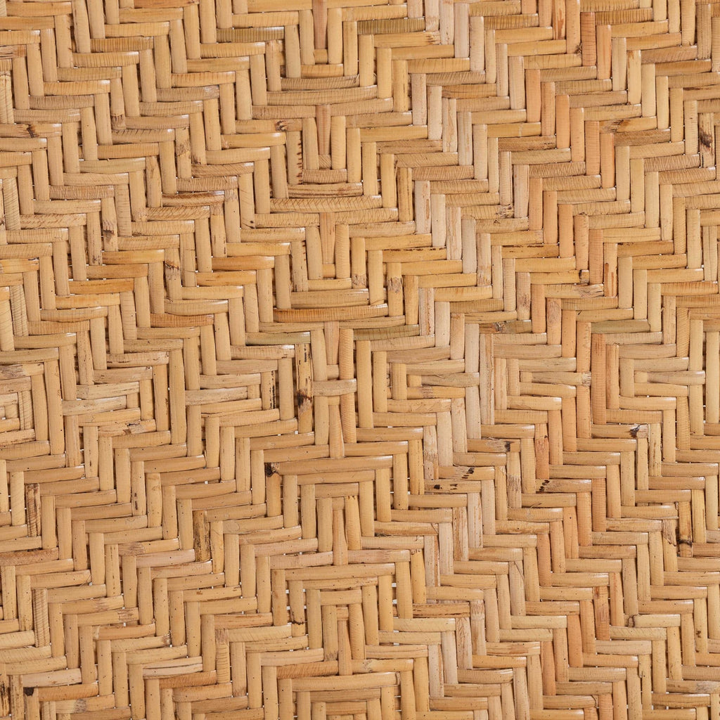 Two-Tone Black and Natural Brown Rattan Counter Stool A8227