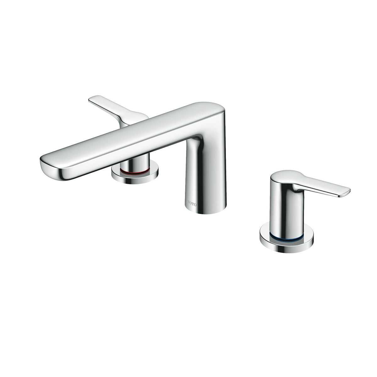 Polished Chrome Two Handle Roman Tub Filler Trim U776107