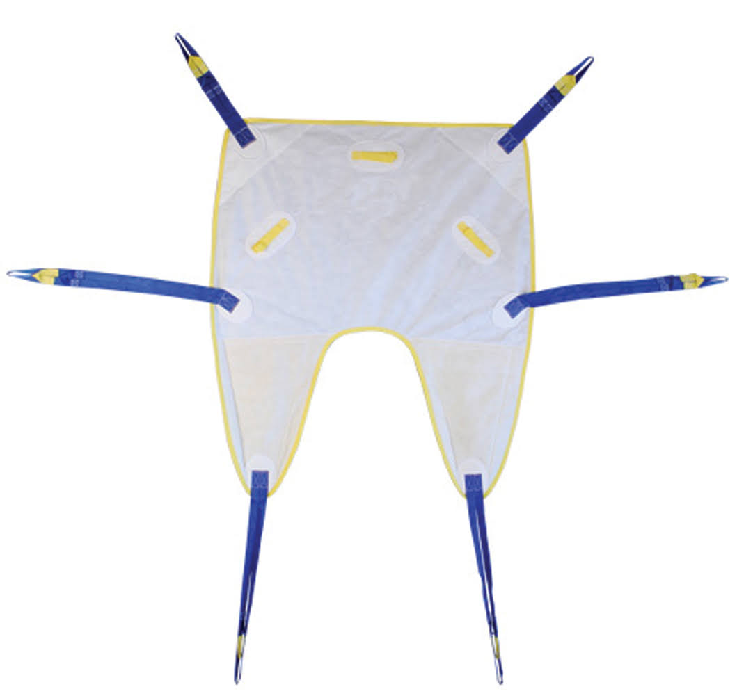 Single Patient Lifter Split Leg Sling Without Head Support, Medium, Case10 H43927