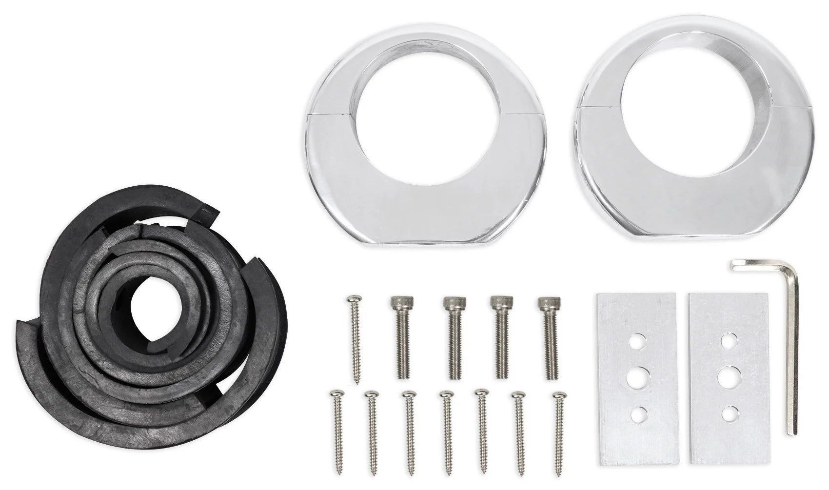 6.5" 150 Watt Silver Marine Boat Wakeboard Tower Speakers D407
