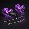 32 Holes 6-Bolt Disc Brake Front 2 Rear 4 Bearings Universal Quick Release and Thru Axle Aluminum Alloy MTB Hubs X83142