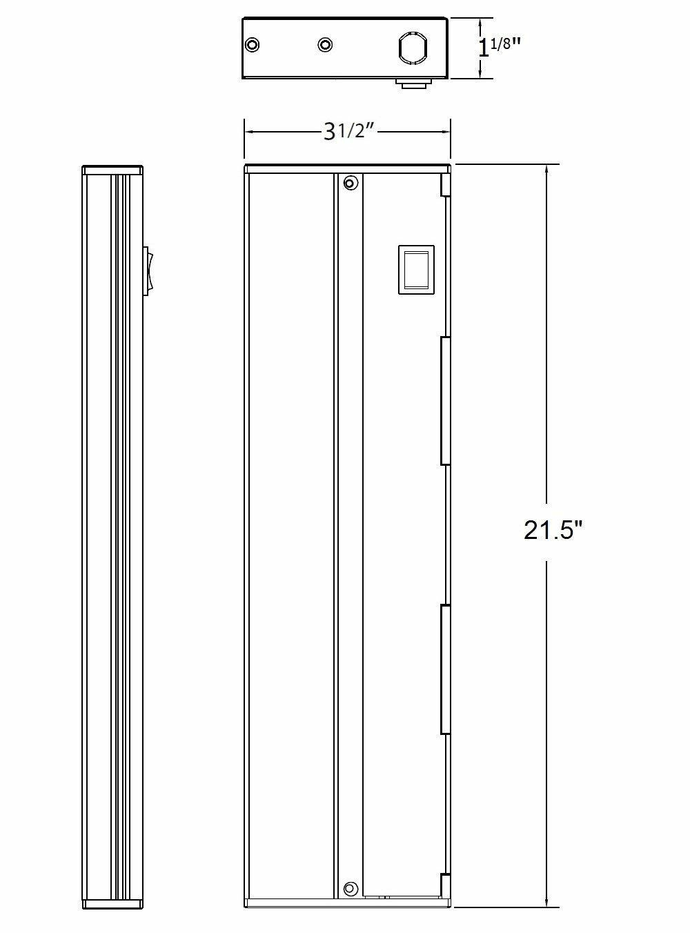 21-Inch Under Cabinet LED Light Q651