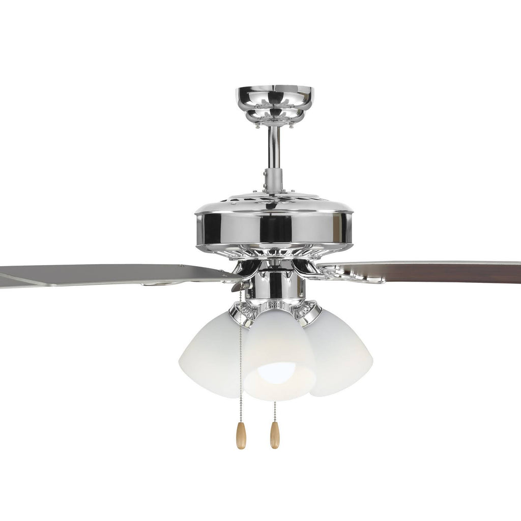Chrome LED Ceiling Fan T6891