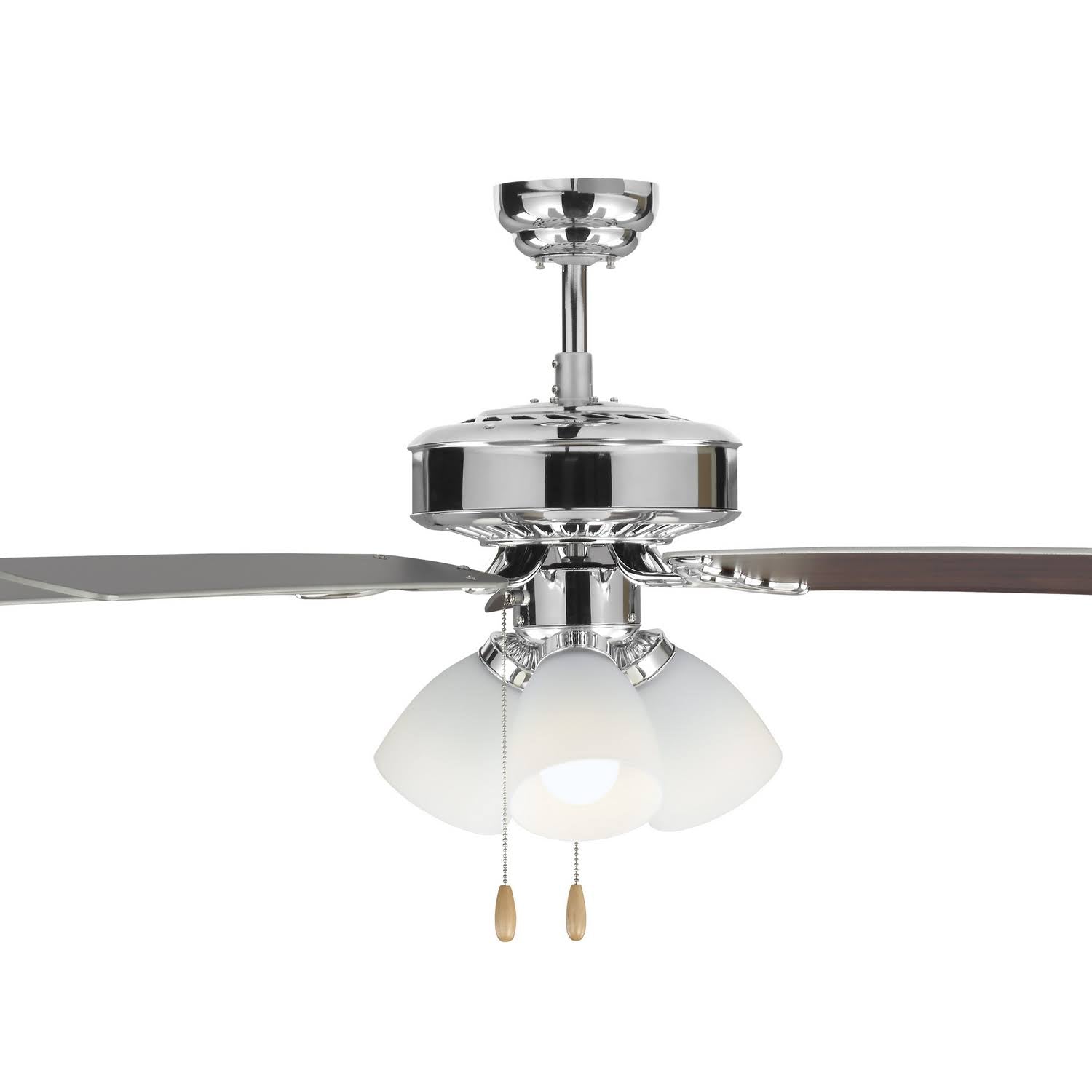 Chrome LED Ceiling Fan T6891