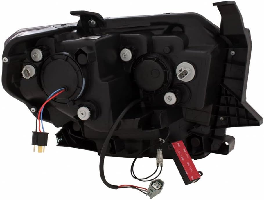 Projector Headlights with U-Bar Switchback Black M840379