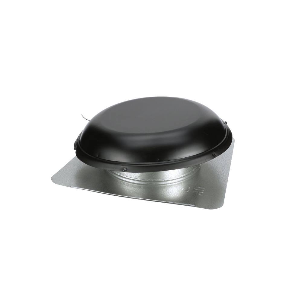 Black Galvanized Steel Electric Power Roof Vent W27635