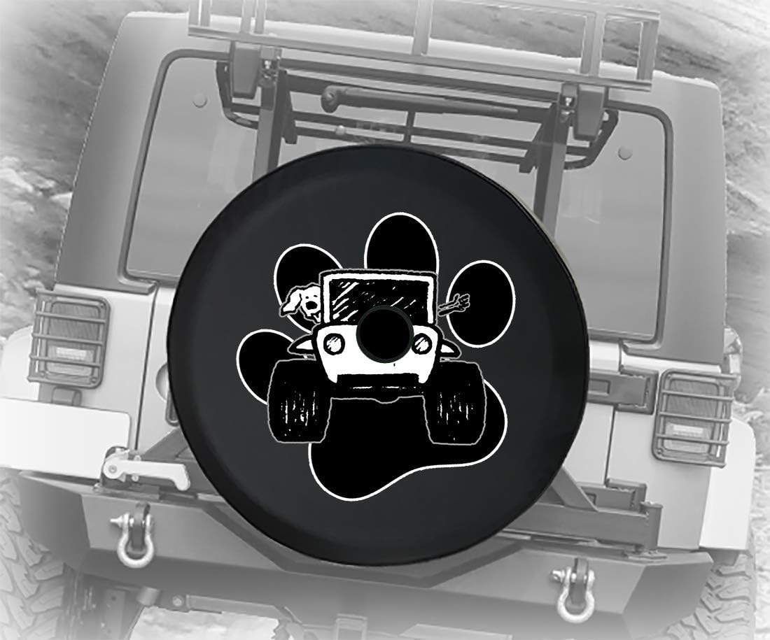 Black 32 Inch Spare Tire Cover Pack of 2 A3732