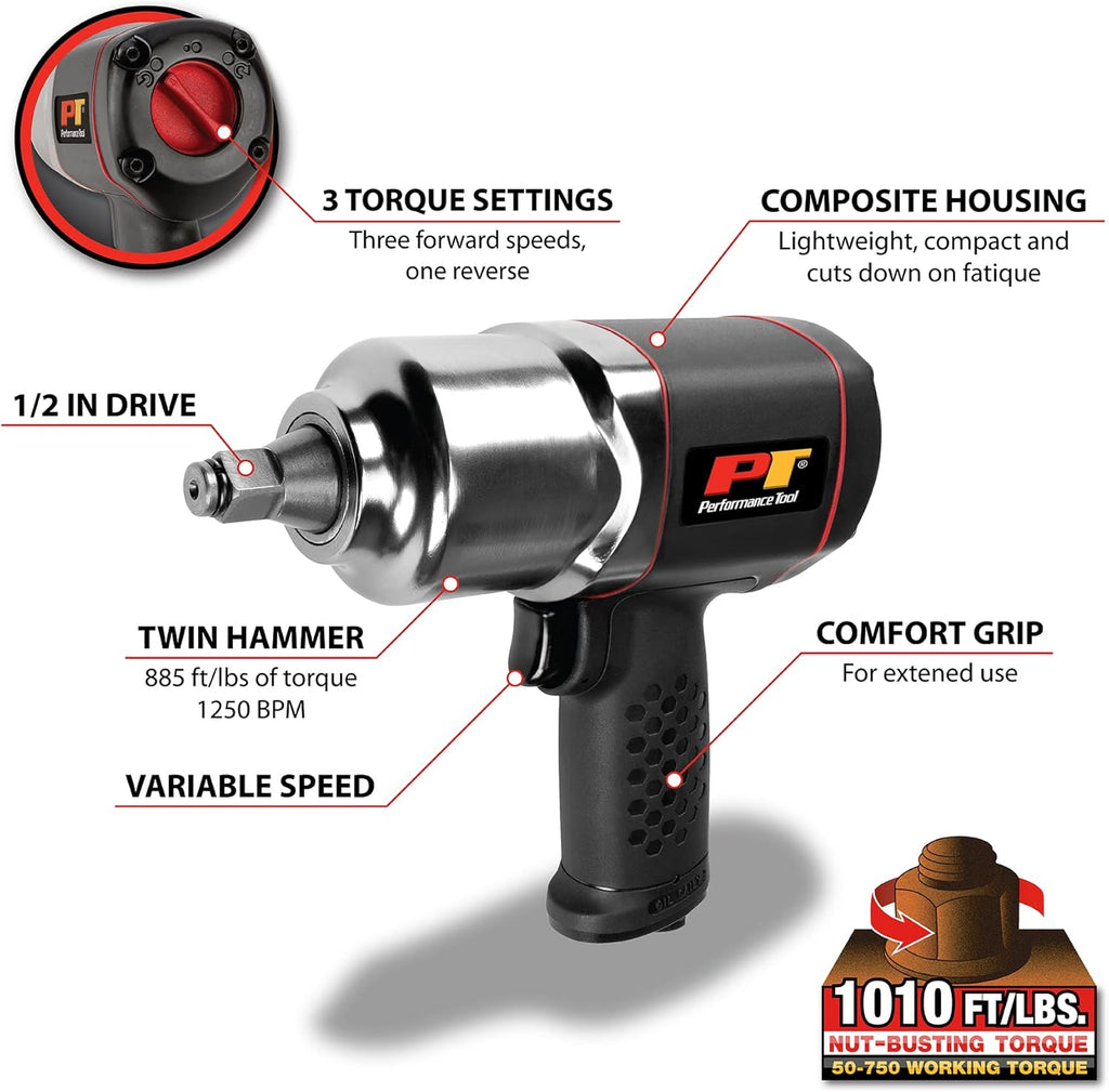 1/2-Inch Composite Impact Wrench Pack of 2 X566880