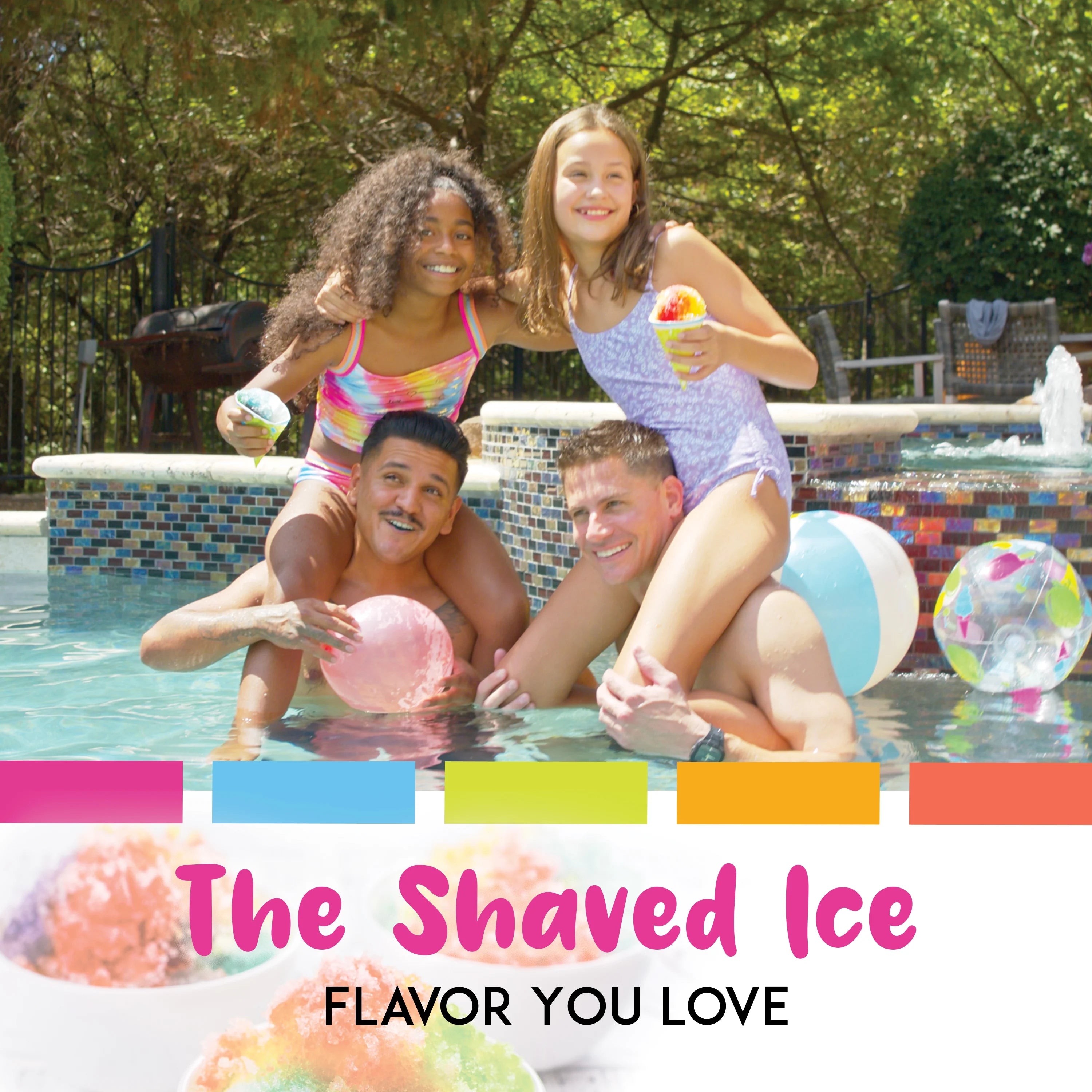 6 Flavor Shaved Ice Syrup Fun Pack with Accessories C8393