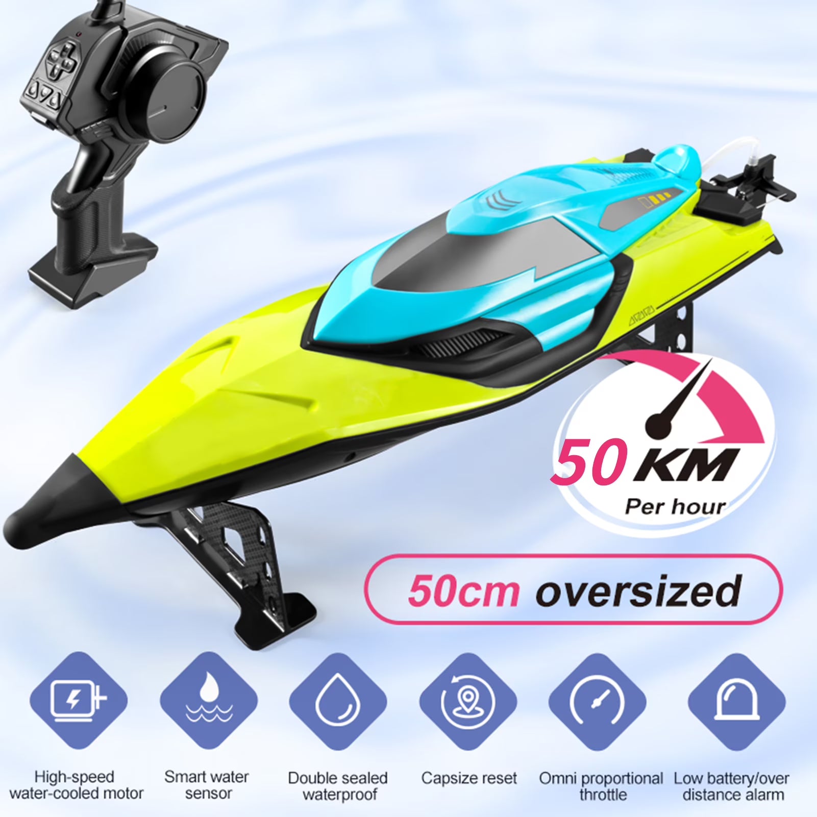 Remote Control Boat Toy with Low Battery Alarm H933