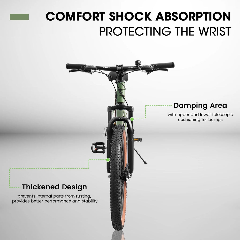 24 Inch Carbon Steel Frame Mountain Bike U2476