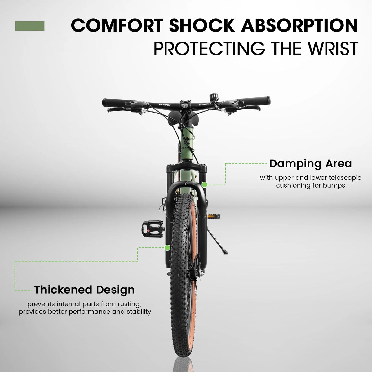 24 Inch Carbon Steel Frame Mountain Bike U2476