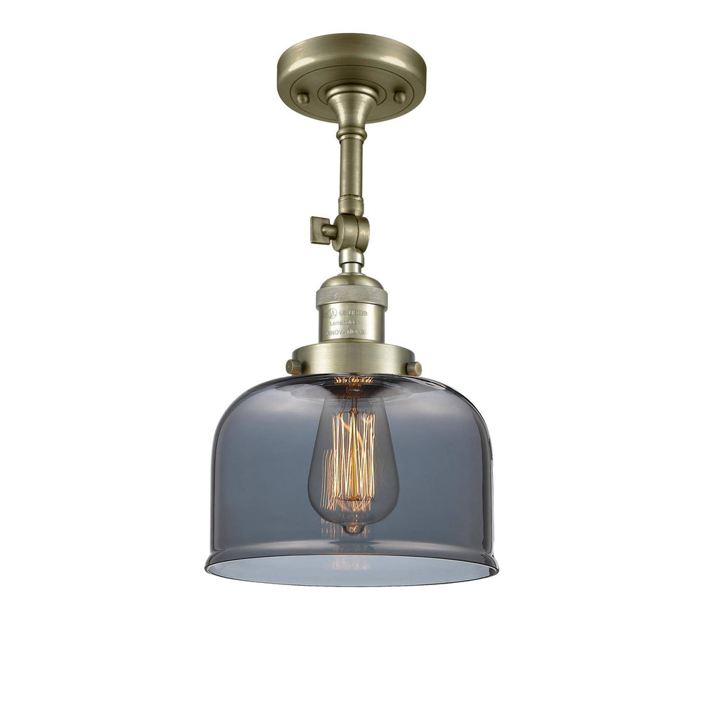 Antique Brass Semi Flush Mount Light O5399