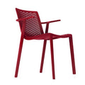 Red Armchair (Set of 2) D25387