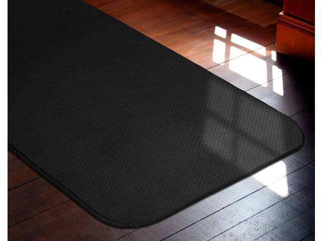 Skid-Resistant Carpet Runner - Black - 10 ft. x 27 in. K64662
