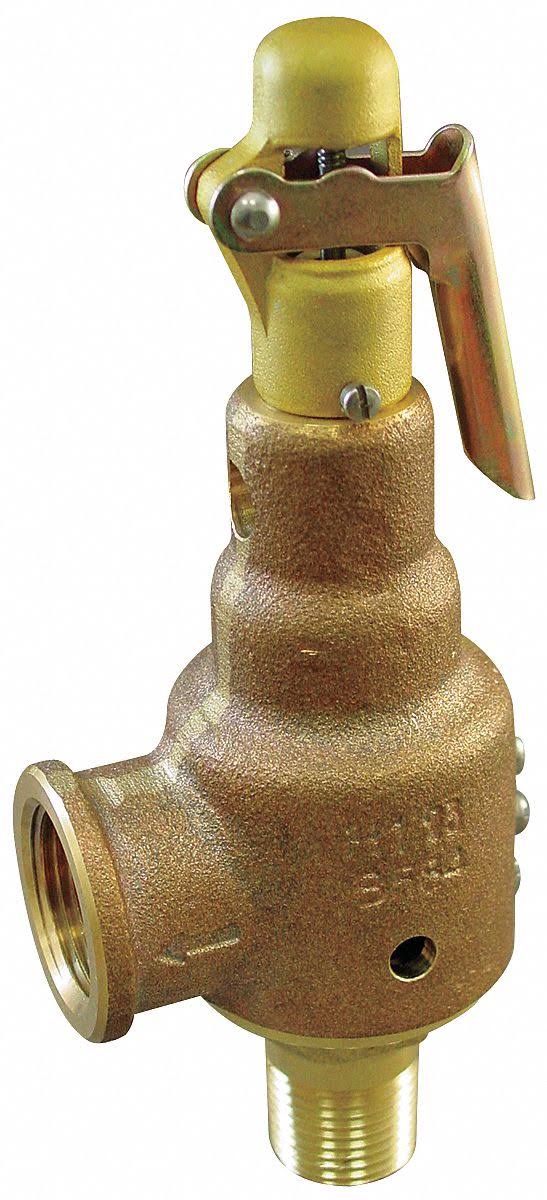 Safety Relief Valve, 1 In, 10 PSI Q4607