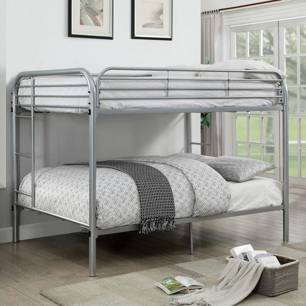 Black Metal Bunk Bed E5566