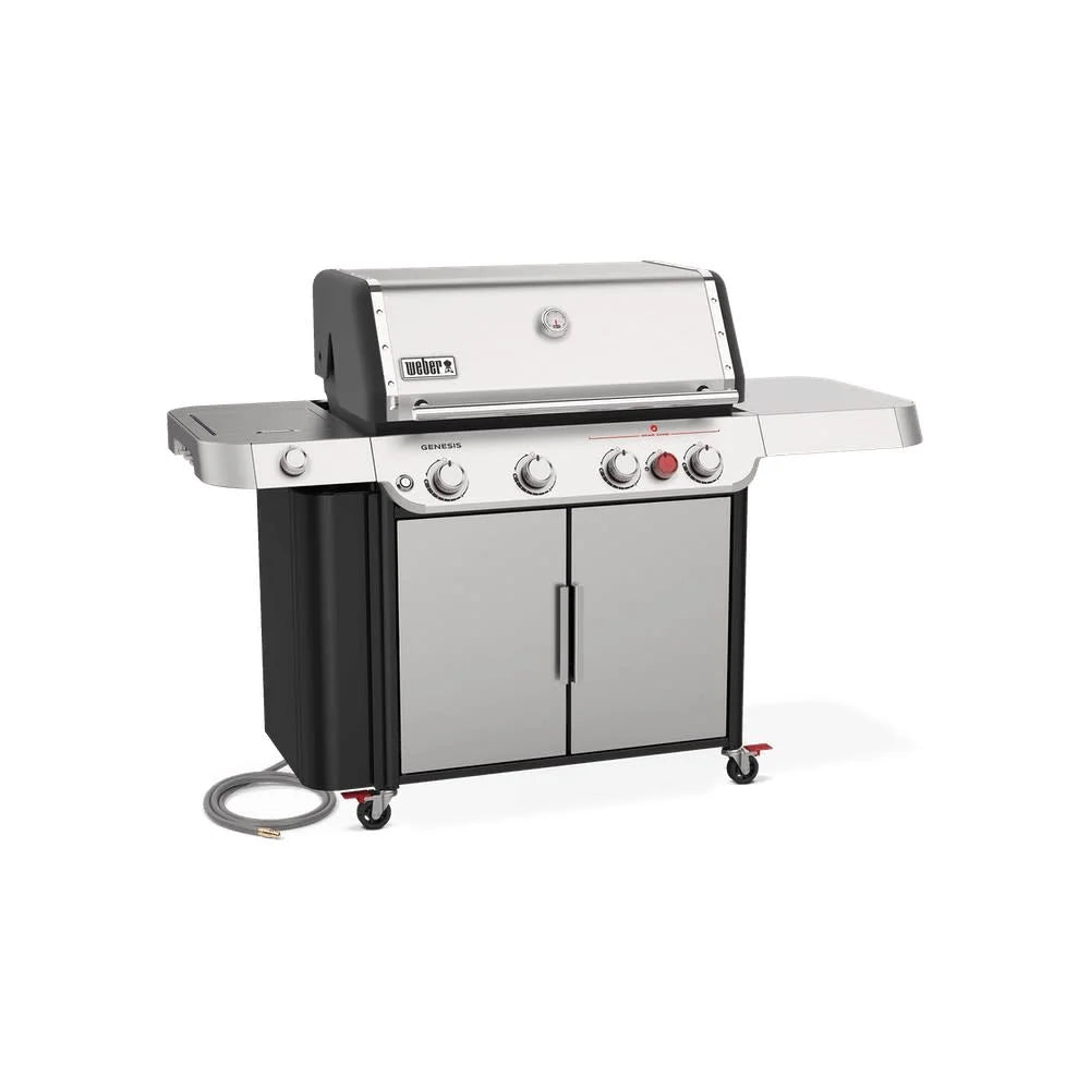 4-Burner Natural Gas Grill in Stainless Steel with Side Burner K5517