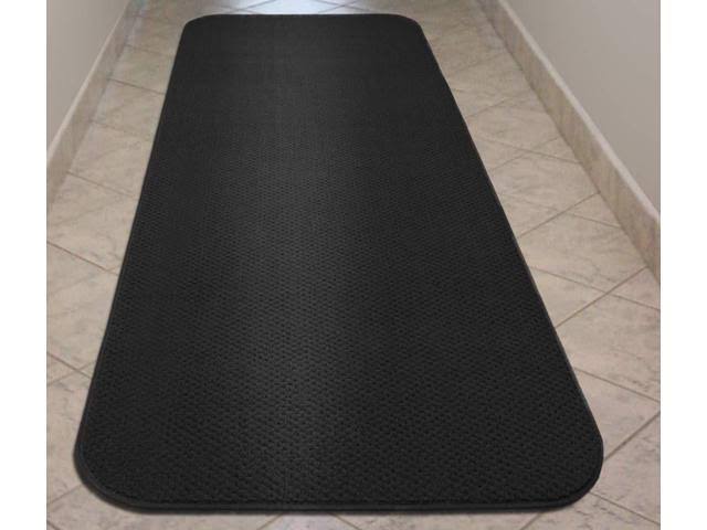 Skid-Resistant Carpet Runner - Black - 10 ft. x 27 in. K64662