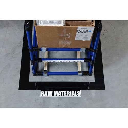 Floor Marking Tape, 3In w, 100 ft. L C298845